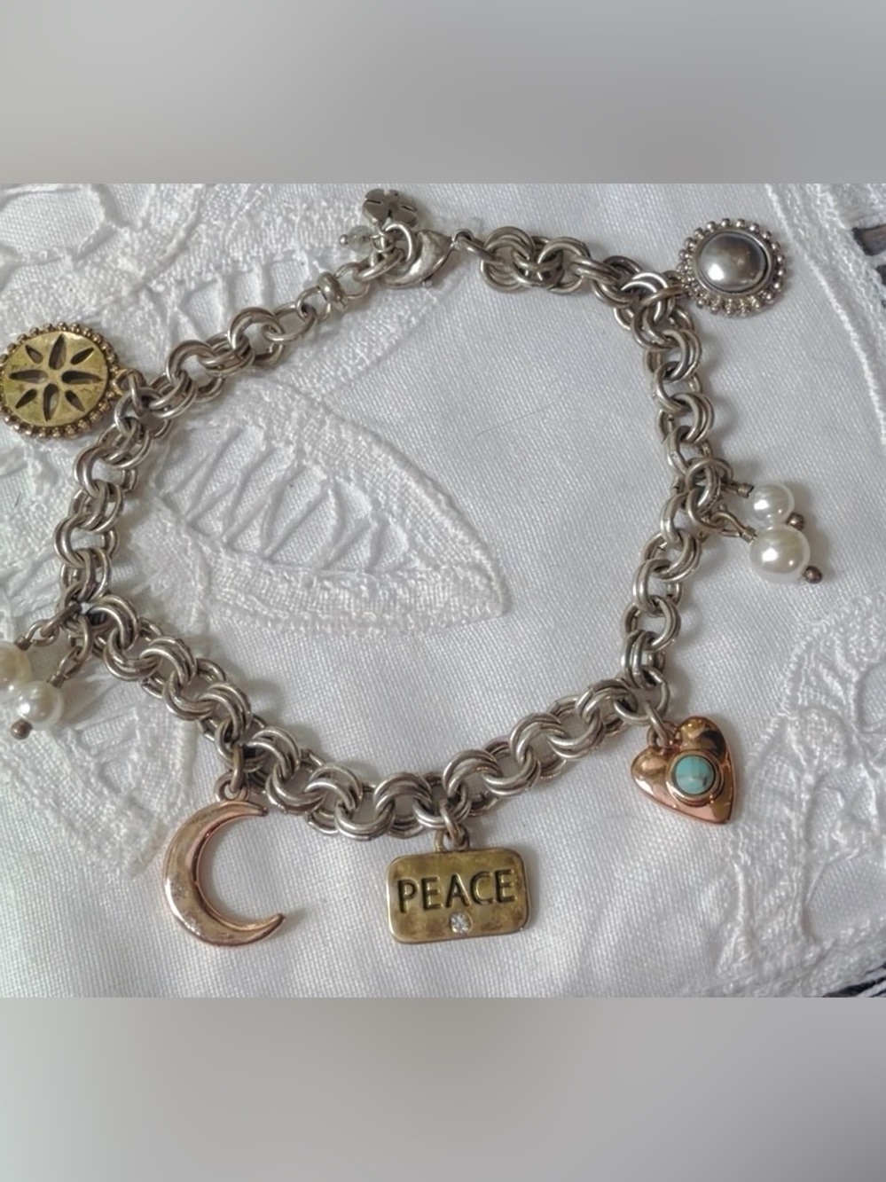Lucky Brand celestial charm bracelet